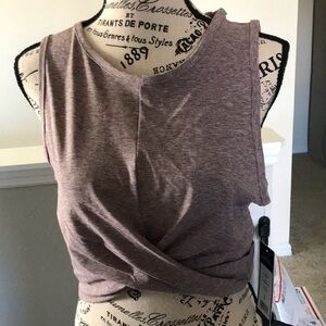 NWT Crop Tank Twist Cropped Yoga